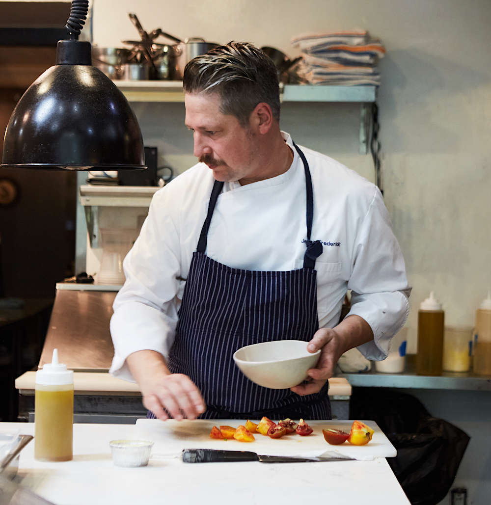 Chef Jesse Frederick Butterfield Restaurant at Hasbrouck House