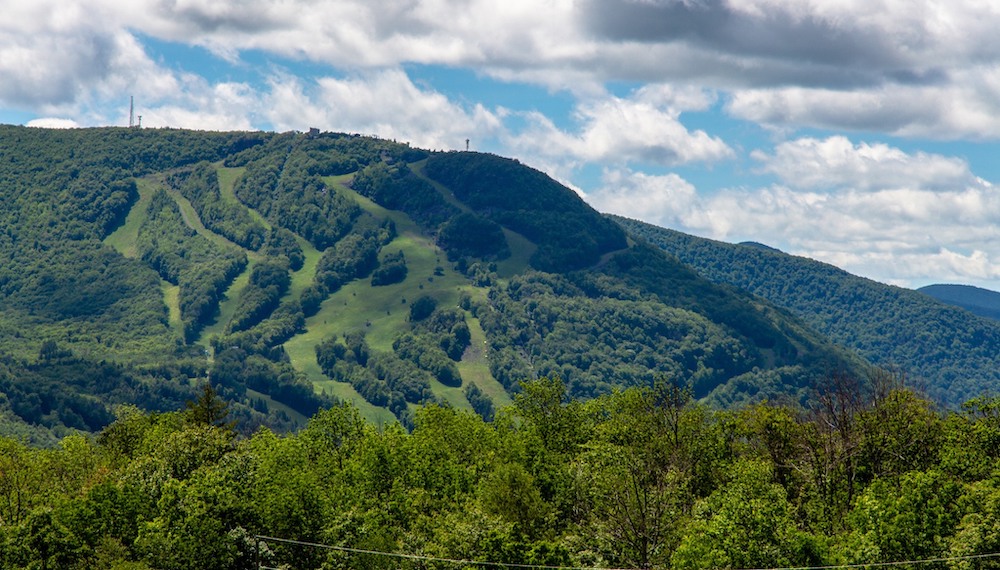Skiing and Hiking Hunter Mountain