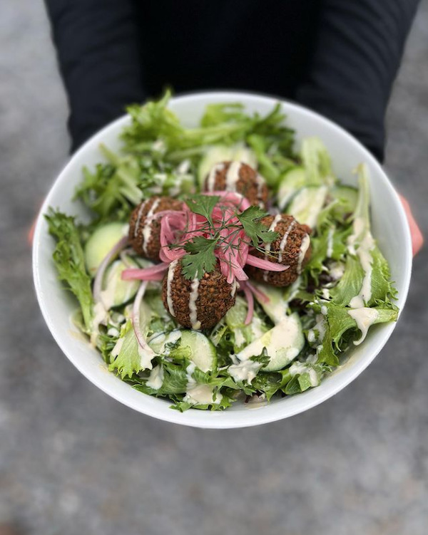 Falafel Bowl at the pines restaurant