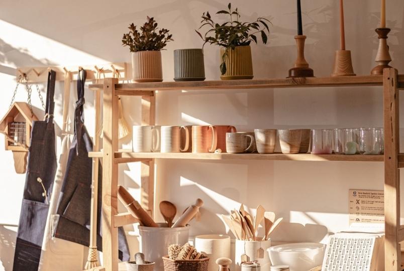 inside the shop of Kaaterskill Market