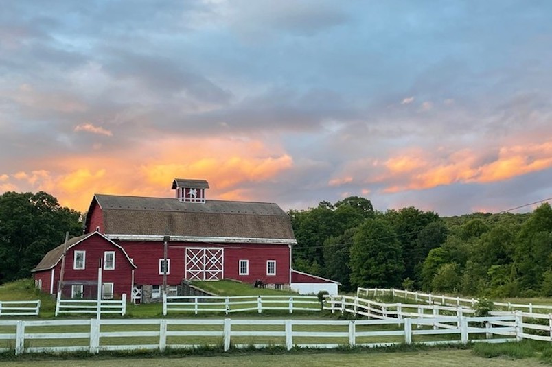 the barn at laughing fork farm