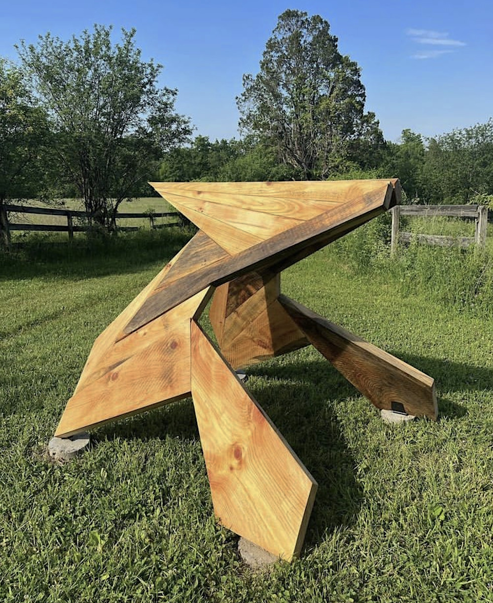Sculpture at Kaastbaan culture park outdoor exhibition