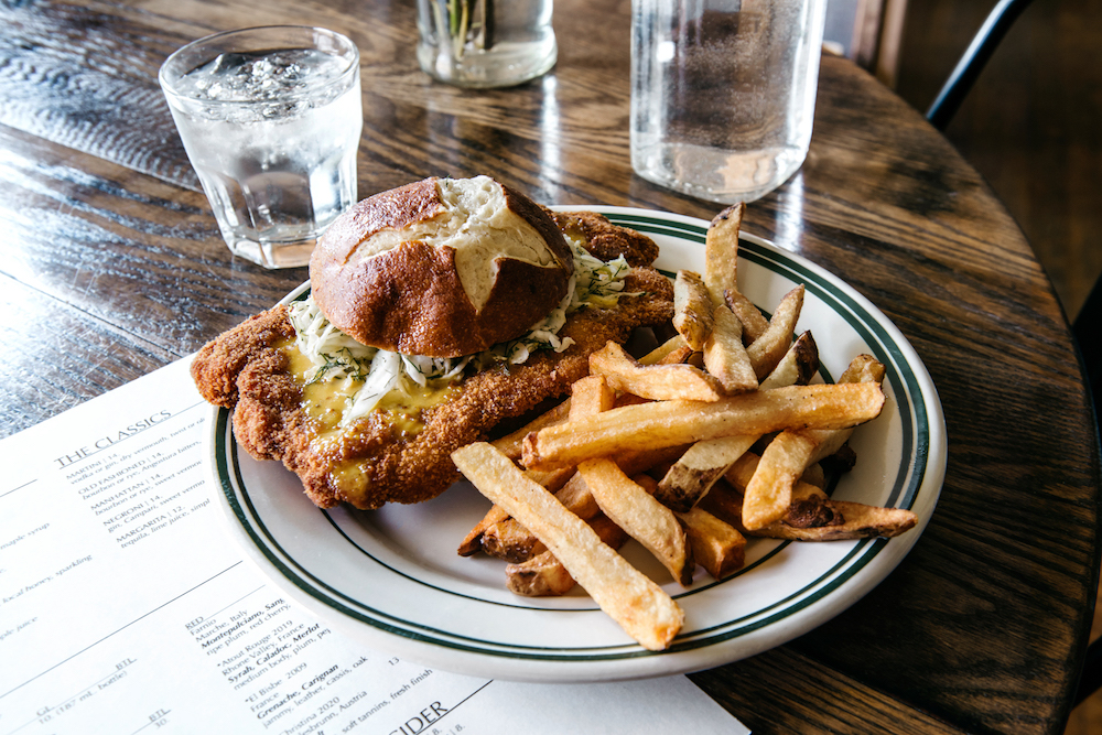 Sandwich at The Pines in Mount Tremper