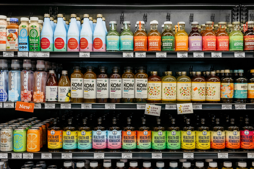 Kombucha at Sunflower Market in Rhinebeck NY