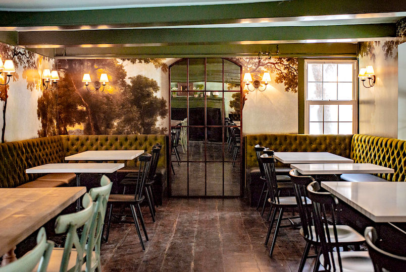 interior of a restaurant