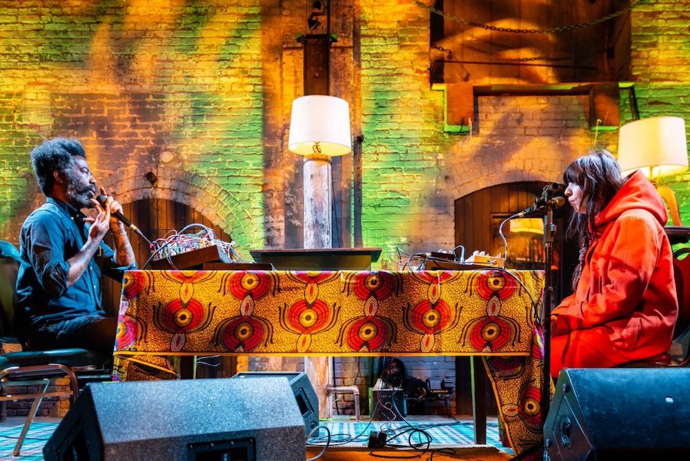 Circuit-des-Yeux-and-Robert-Lowe_Basilica-SoundBath Basilica Hudson