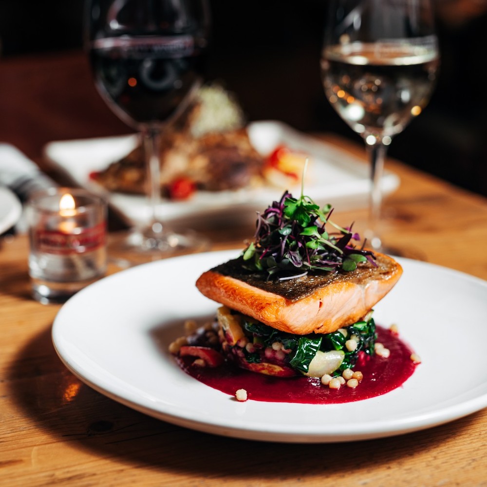 salmon dish