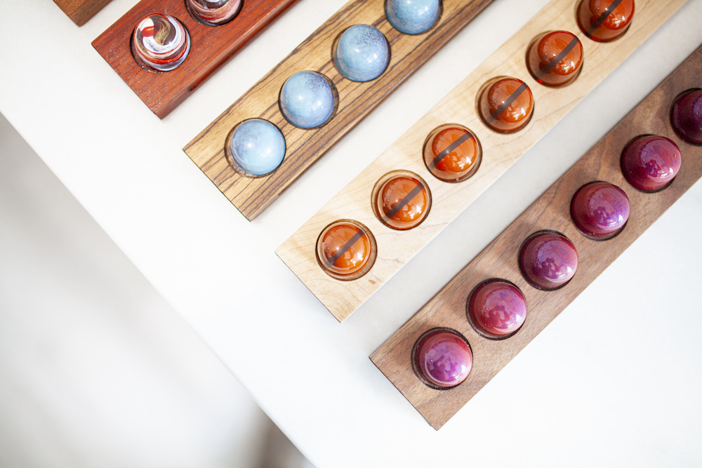 assortment of chocolate bon bons