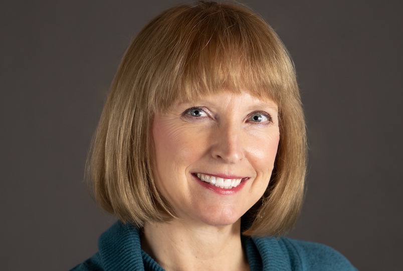 woman smiling