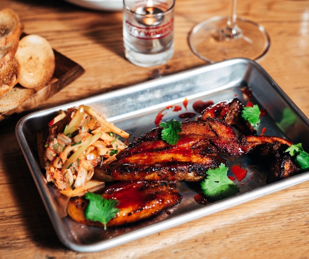 Spicy Korean Pork Belly by Chef Tony Moustakas