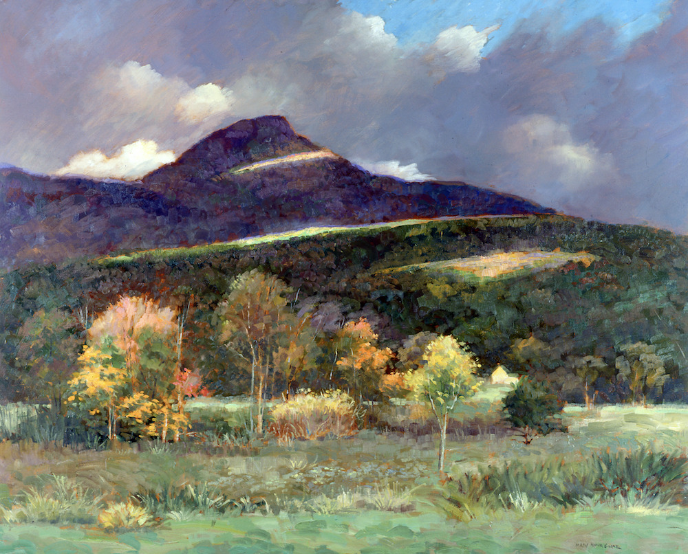 painting of the mountain