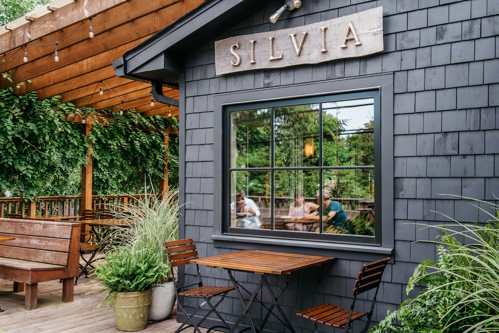 Entrance of Silvia Restaurant Woodstock NY