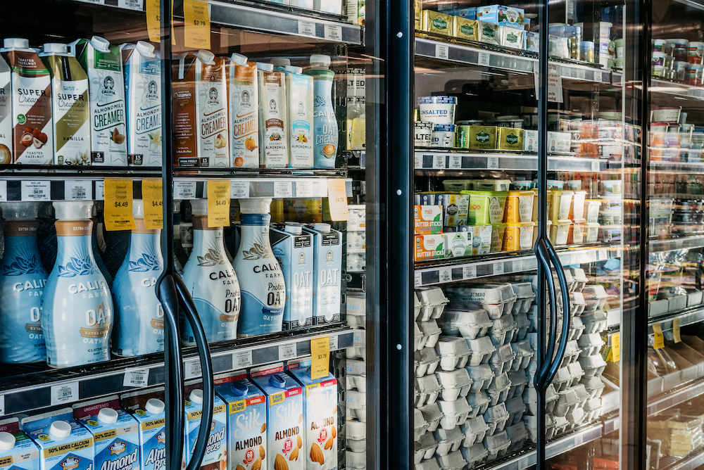 sunflower market dairy section Woodstock shop
