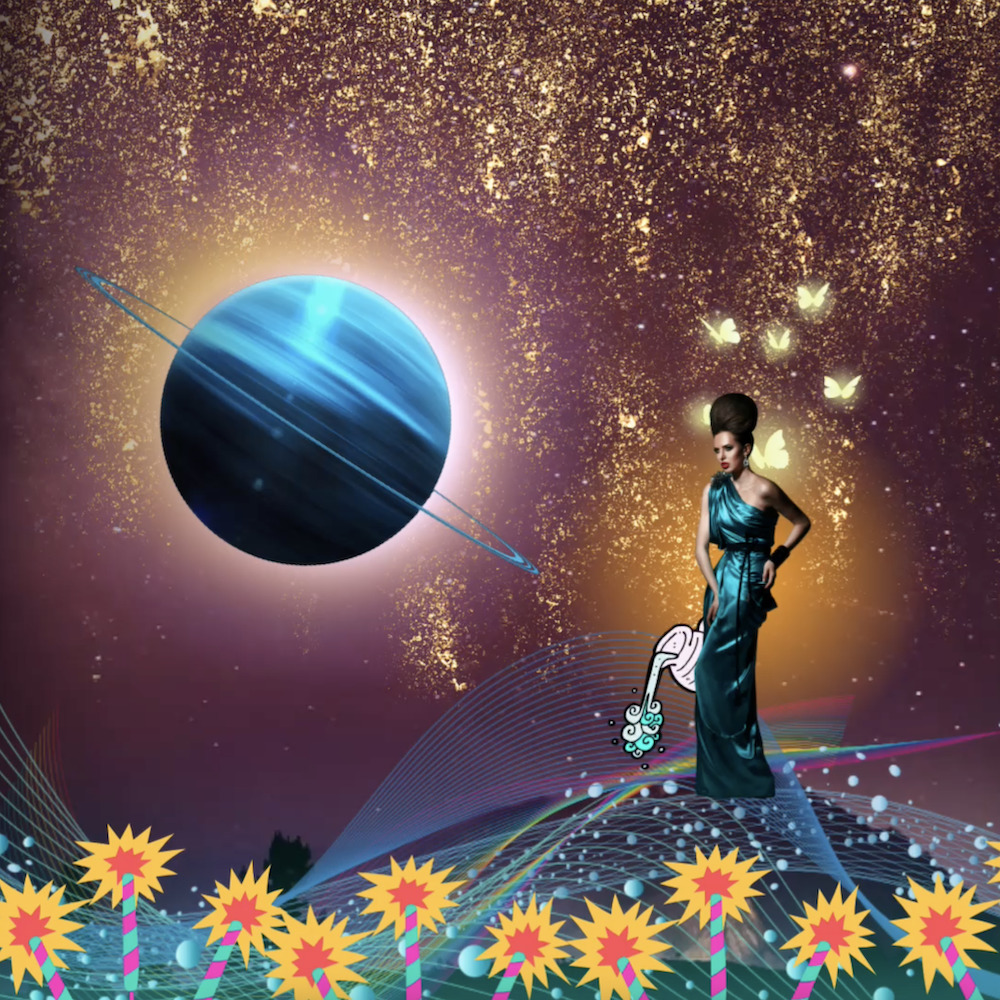Aquarian astrological guide by Rebecca Conran
