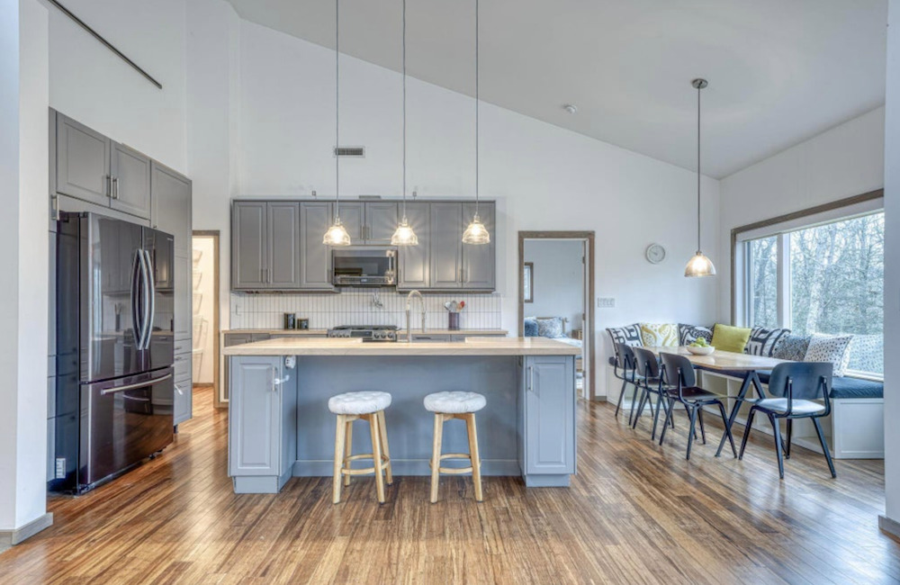 closer look at kitchen home for sale on 220 Van Dale Road, Woodstock NY by Halter Associates Realty