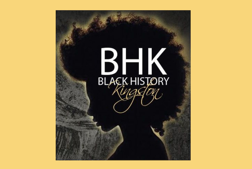 Black History Kingston's logo in Kingston NY as part of the My Kingston Kids organization