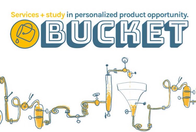The logo for Bucket Studio in Beacon NY