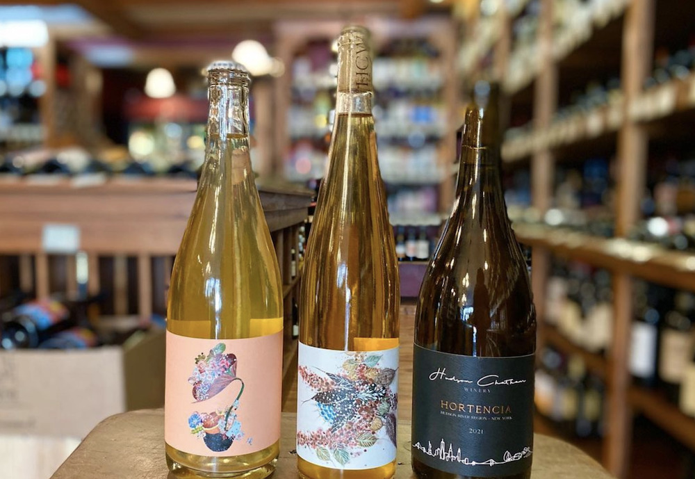 three bottle of wine at Woodstock Wine & Liquors in Woodstock, NY