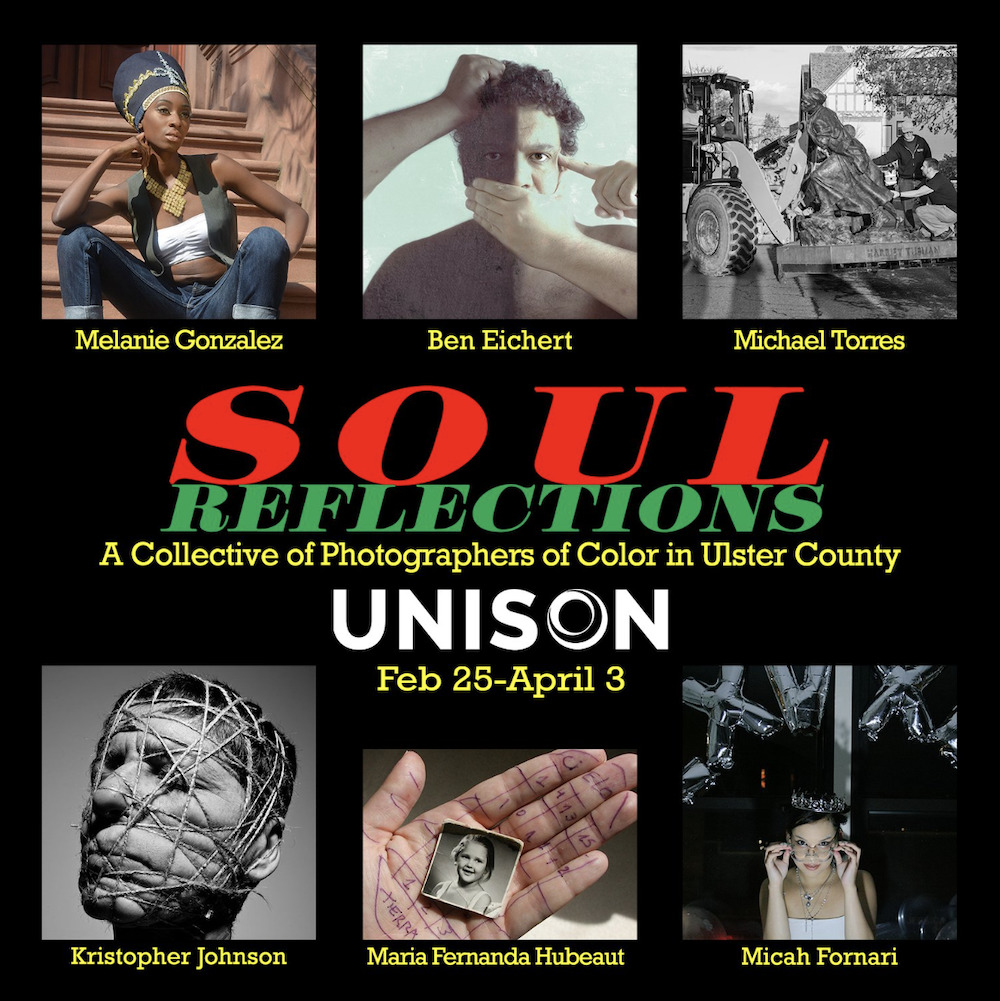Poster for the “Soul Reflections” Art Exhibit Opening at Unison Arts & Learning Center In New Platz, NY