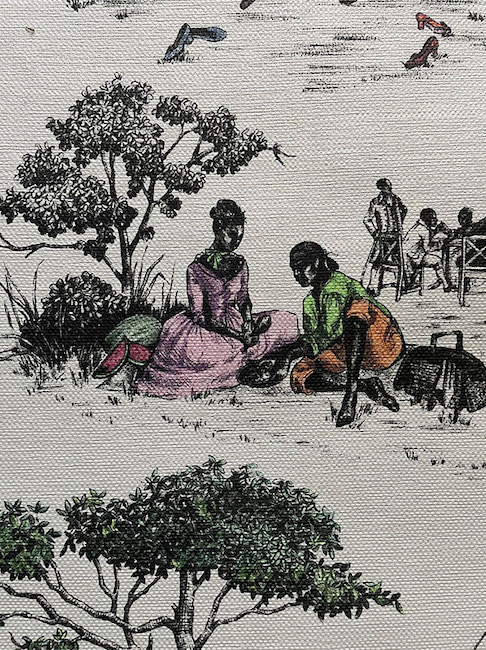 Sheila Bridges Harlem Toil Wallpaper design