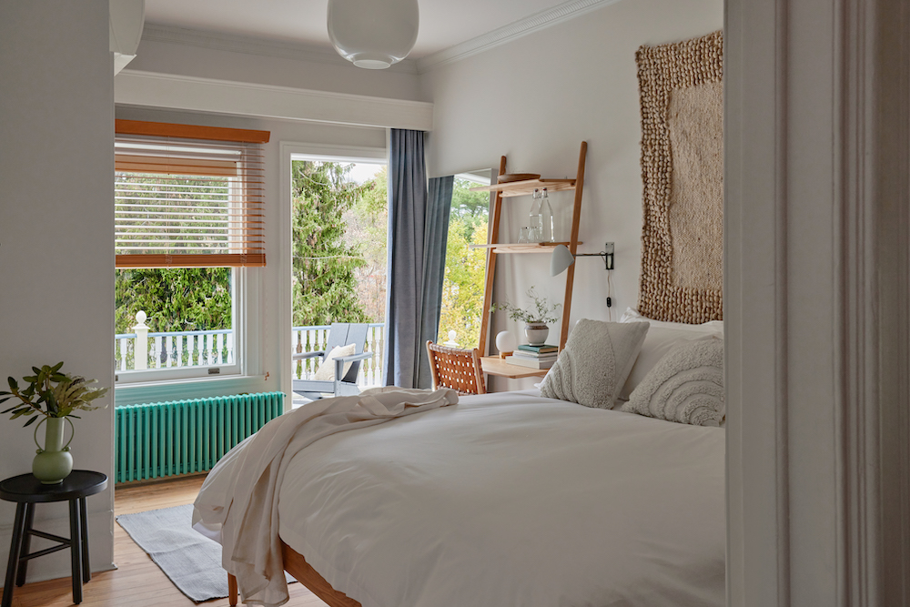 bedroom at Habitas-on-Hudson in Staatsburg NY