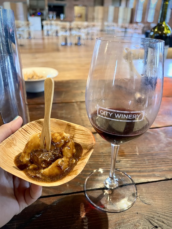 City Winery Spring Wine Release Food & Wine Pairing
