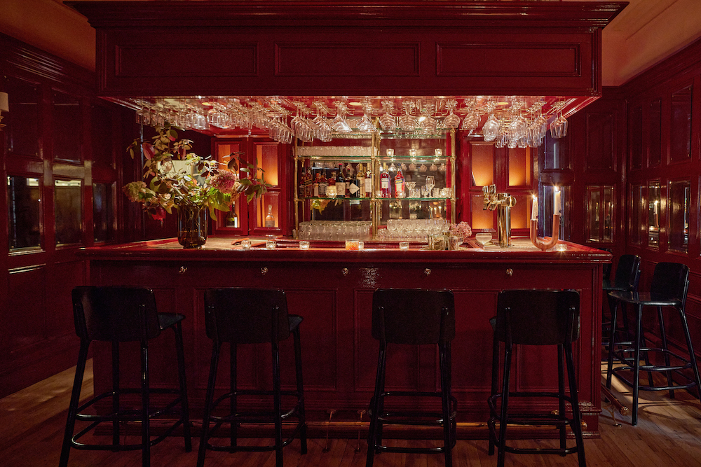 bar at at Habitas-on-Hudson in Staatsburg NY