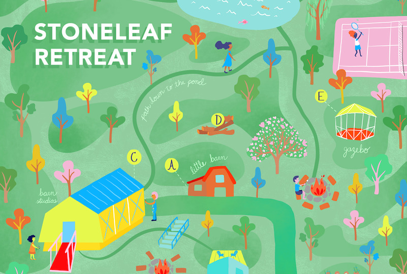 Stoneleaf Retreat in Eddyville, NY