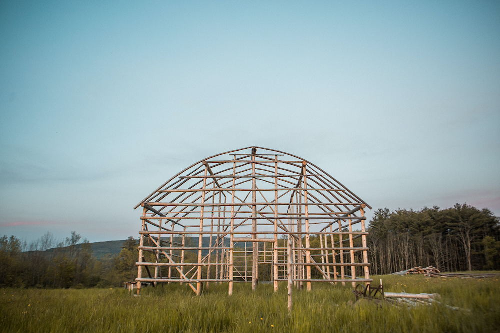 Barn Raising of Forever Farm