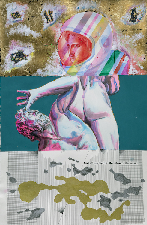 Exquisite Corpse Artwork by Sergey Veshin, Abraham Cruz and William van Roden