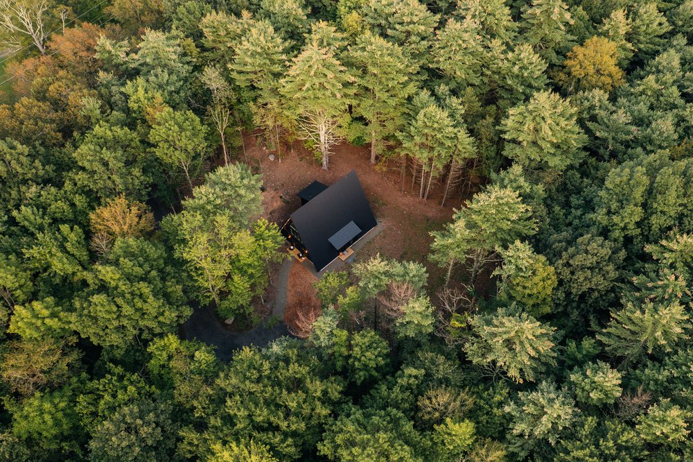 MJ Collum Country House Realty listing Onyx A-frame on Round Top, NY 305 Hearts Content Rd Round Top, NY