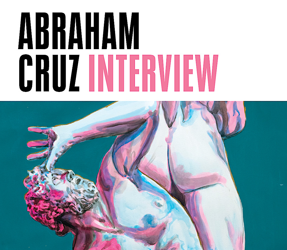 Abraham Cruz Artist and Curator of Exquisite Corpse Exhibit